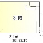 ｷﾘﾝｼｰｸﾞﾗﾑ3F1ﾌﾛｱ間取りa