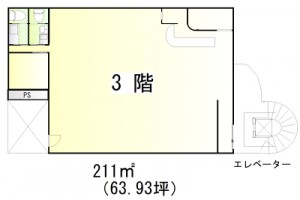 ｷﾘﾝｼｰｸﾞﾗﾑ3F1ﾌﾛｱ間取りa